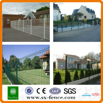 PVc coated wire mesh fence panel